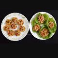 Jibita Khanna's cooksnap of when they made Italian pasta canapes chaat.