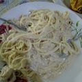 Cooksnap dari Listiani Limiarto untuk resep Spageti Carbonara Sosis Daging