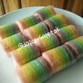 Cooksnap dari aniq untuk resep mini rainbow roll cake