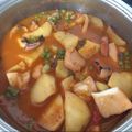 El cooksnap de Marián Gz cuando hizo Guiso de choco de la Ría con patatas.