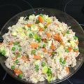 El cooksnap de Catlos cuando hizo Ensalada de arroz integral y atún.