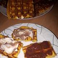 Cooksnap Monka z czasów, kiedy przygotował Gofry z dodatkiem dyni i twarogu.