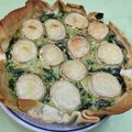El cooksnap de Mari Trini Hernandez Peñalva cuando hizo Quiche de espinacas con queso de cabra.