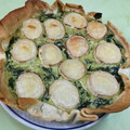 El cooksnap de Mari Trini Hernandez Peñalva cuando hizo Quiche de espinacas con queso de cabra.