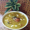 Tandra Nath's cooksnap of when they made মাছের মাথা দিয়ে মুগের ডাল(macher matha diye moonger dal recipe in Bengali).