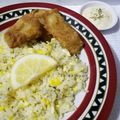Cooksnap dari erika rhn untuk resep Butter rice with creamy lemon sauce with dory crispy
