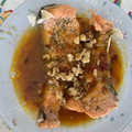 El cooksnap de loidamanz cuando hizo Salmón a la naranja con nueces😋.