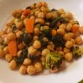 El cooksnap de María Luisa Paredes Olmos cuando hizo Garbanzos con verduras.