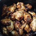 El cooksnap de Mercedes Mmag cuando hizo Alitas piri piri en freidora de aire Ninja foodie.