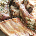 El cooksnap de Cuqui Bastida cuando hizo Costilla de cerdo al horno con patatas del caliu.