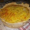 El cooksnap de Ine cuando hizo Tarta de brócoli y puerro con masa integral.