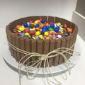 El cooksnap de Laia PT cuando hizo Tarta kit kat con bizcocho de chocolate .