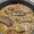 Simonné Nagy Gyöngyi Cooksnap-ja, amikor elkészítette a(z) Szaftos-hagymás marhasült serpenyőben receptet.