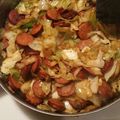 Malesha Felton's cooksnap of when they made Fried Cabbage with Smoked Sausage.