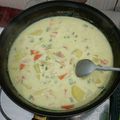 Cooksnap dari Wira Maryeli untuk resep MPASI 1Y+ Soto Udang Kuah Susu