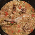 El cooksnap de Montse Prat cuando hizo Arroz seco con conejo.