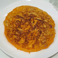 El cooksnap de santiago cuando hizo Tortilla de coliflor y bacon.
