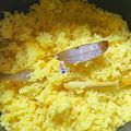 Cooksnap Cempaka Putih semasa beliau membuat Nasi kuning mudah.