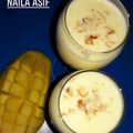 Naila Asif's cooksnap of when they made Mango Milkshake.