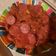 El cooksnap de Jesenia Vargas cuando hizo Salchichas con tomate en microondas.