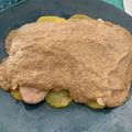 El cooksnap de Valeria Palomo cuando hizo Filete de pollo en salsa nata con champiñones.