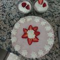 El cooksnap de Gema cuando hizo Tarta mousse de fresas y frambuesas 🍓🍓 ¡¡De rechupete!! 😋.