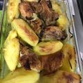El cooksnap de Mary Navarrete cuando hizo Pollo al horno con papas.