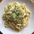 El cooksnap de @tesa.cuina cuando hizo Cintas con pesto.