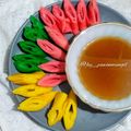 Cooksnap dari Fey_Pawonmungil untuk resep Dadar Gunting Pelangi