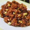 Anjali Pakhre's cooksnap of when they made Gajar ka halwa.