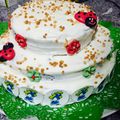 El cooksnap de Marieta cuando hizo Tarta red velvet.