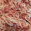 El cooksnap de Angie Perálvarez Fernández cuando hizo Espaguetis con boloñesa casera.