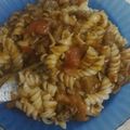 Cooksnap de Leandro silva quando cozinhou Fusilli à Bolonhesa.