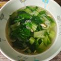 Cooksnap FZ Adzlin semasa beliau membuat Sawi Tumis Air.