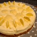 Louise Ford's cooksnap of when they made Milkybar cheesecake.
