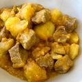 El cooksnap de Sara PA cuando hizo Estofado de cerdo en olla express (carne en salsa).