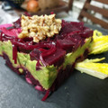 El cooksnap de Lara Aragon " El SARAO DE LARA" cuando hizo Tartar de remolacha y aguacate.