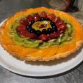 El cooksnap de Sandra Peralta cuando hizo Tarta frutal con crema pastelera de leche condensada.