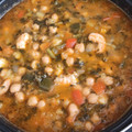 El cooksnap de Julián cuando hizo Guiso Marinero de garbanzos con langostinos.