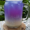 Cooksnap dari SEKARRADUHIN untuk resep Es Teh Bunga Telang Madu Yakult #319
