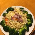 Mei Mei Tsai 的 培根義大利麵 cooksnap