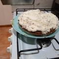 El cooksnap de Mary cuando hizo Brownie casero con chocolate en polvo súper fácil! Con dulce de leche y crema.