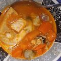 El cooksnap de Selene Sánchez cuando hizo Caldo de pescado.