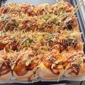 ぴょっきち☆'s cooksnap of when they made ランチ＆おやつ♪たこ焼き風ちぎりパン.