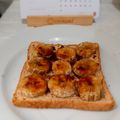 Cooksnap dari tehitaa untuk resep Roti Pisang Panggang Karamel