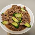Lasido 的 小黃瓜炒豬肉片 cooksnap