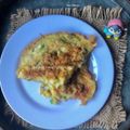 Cooksnap Dapur Yusfarisyia semasa beliau membuat Korean Cabbage Omelette🇰🇷.