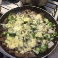 El cooksnap de Karla Ley cuando hizo Alambre de res.