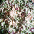 El cooksnap de Carmeta cuando hizo Guisantes salteados con jamón y huevo.