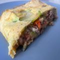 El cooksnap de Ramón Esteban López cuando hizo Rollo de calabacín y carne picada.